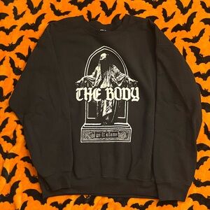 The Body Black Crewneck Sweatshirt, L